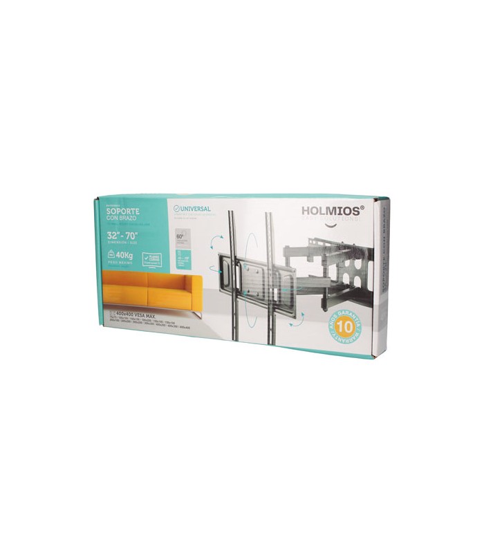 Soporte de TV con brazo doble 32" / 70"