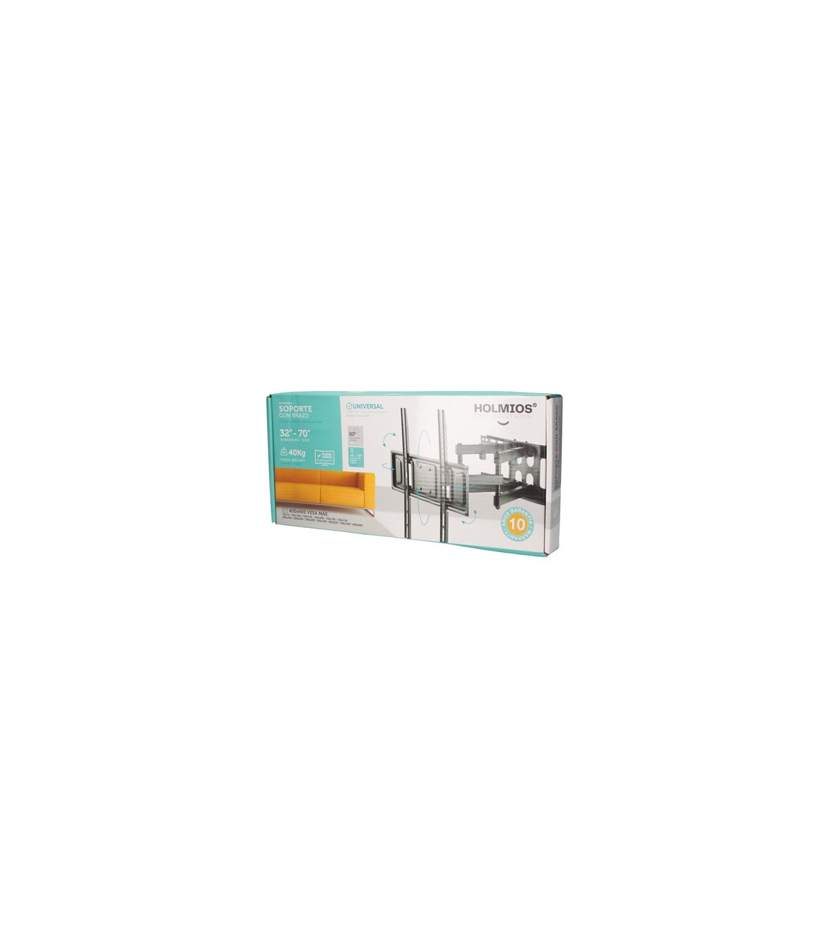 Soporte de TV con brazo doble 32" / 70"