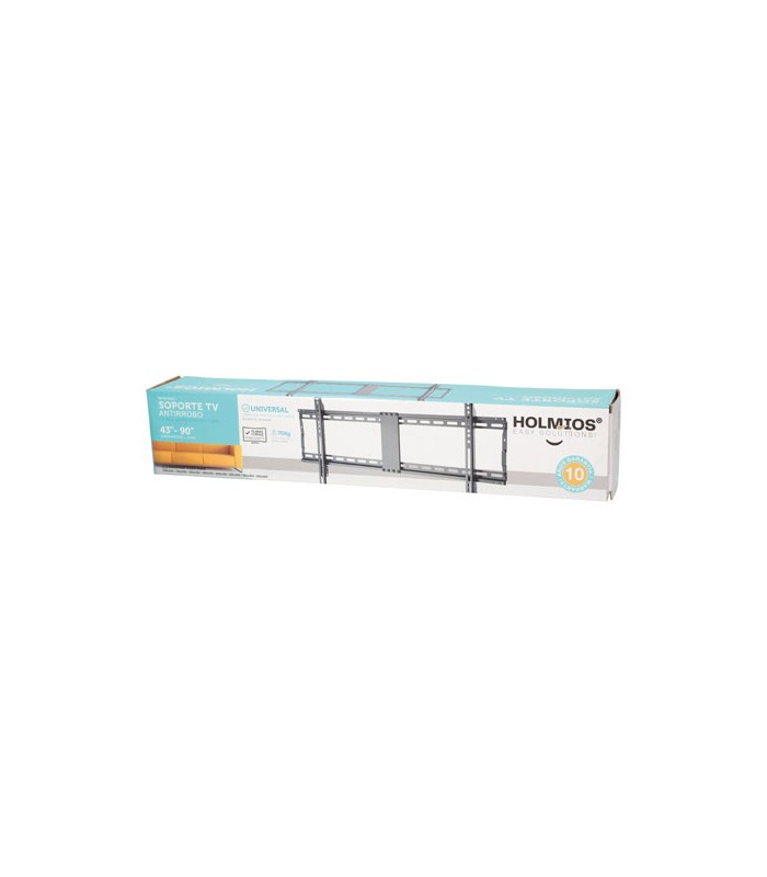Soporte de TV fijo con sistema Antirrobo 43" / 90"