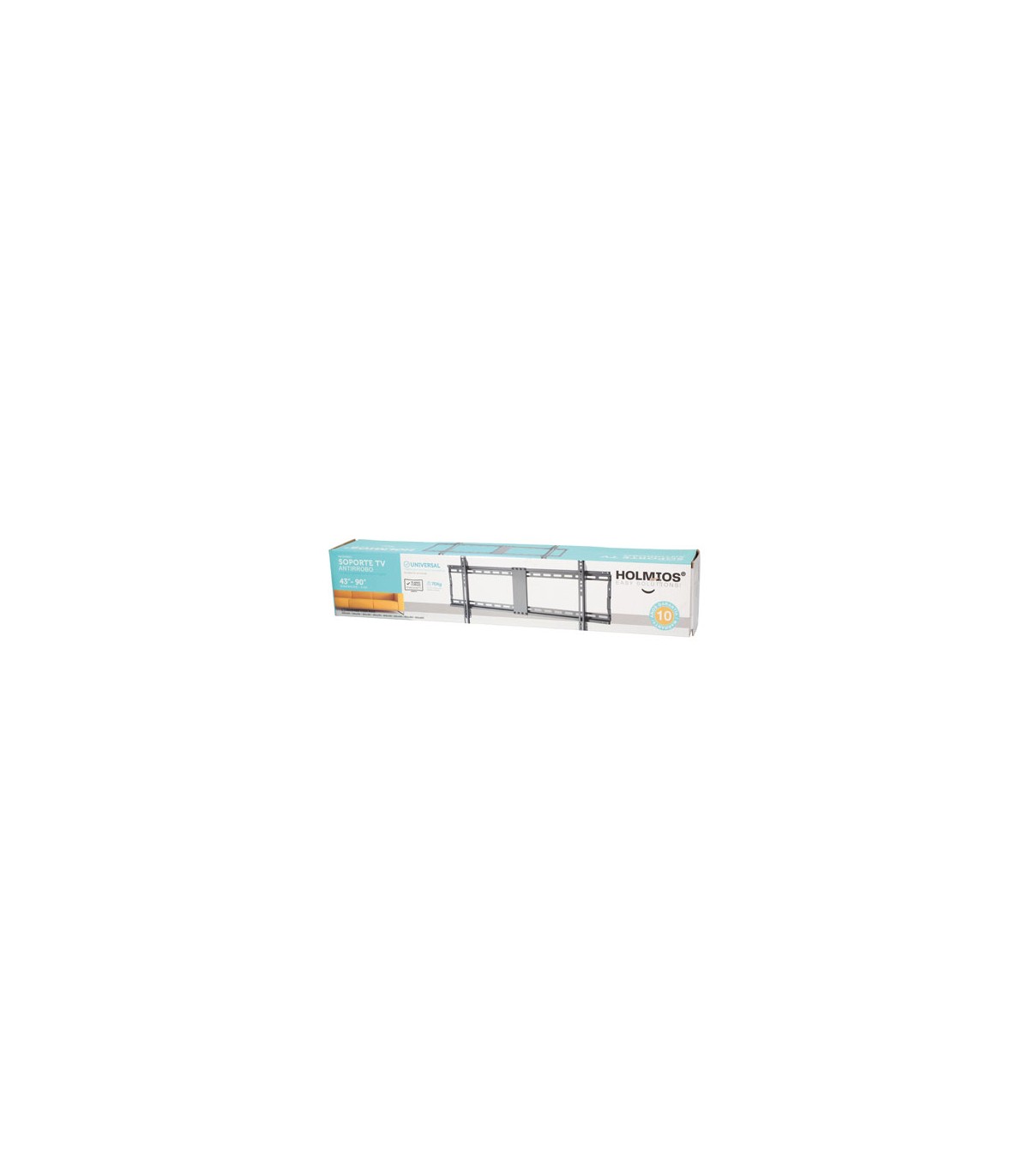 Soporte de TV fijo con sistema Antirrobo 43" / 90"