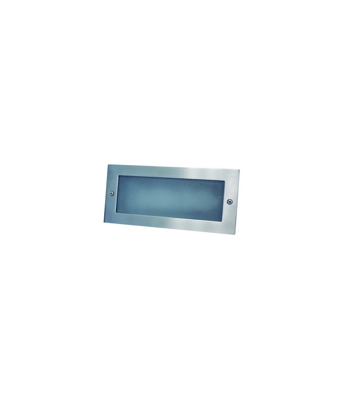 Aplique rectangular Aluminio LED 5W 6000K Niquel Satín.