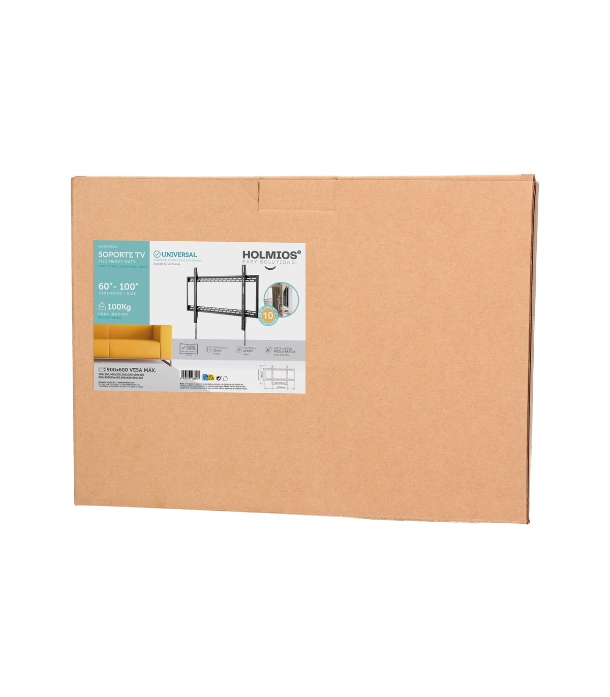 Soporte de TV fijo Heavy duty 60" / 100"