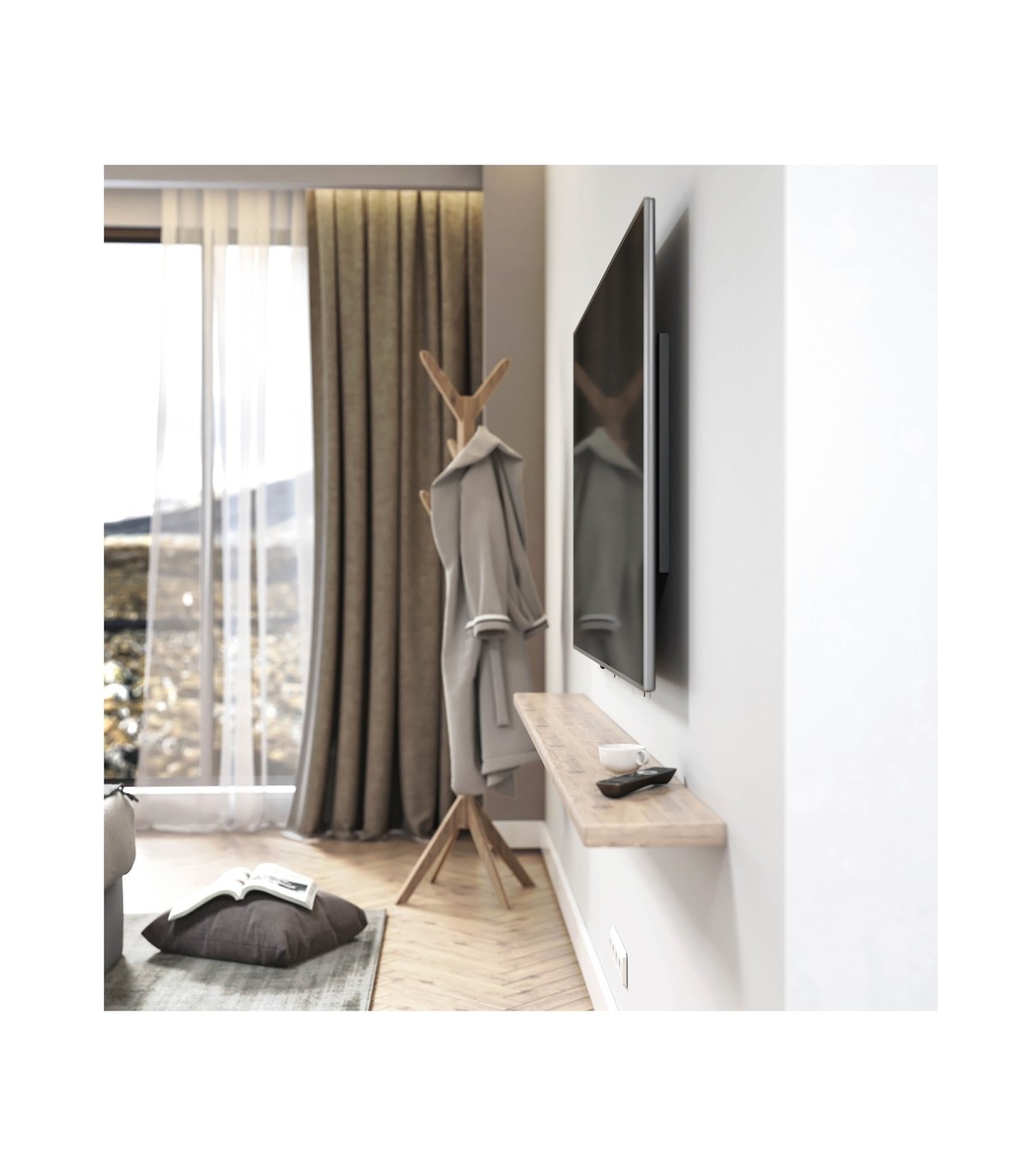 Soporte de TV fijo Heavy duty 60" / 100"