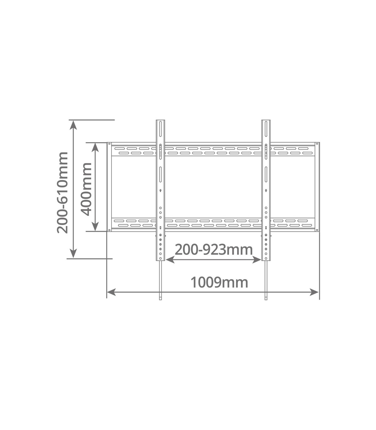 Soporte de TV fijo Heavy duty 60" / 100"