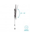 Soporte de TV Inclinable con sistema Antirrobo 43" / 90"