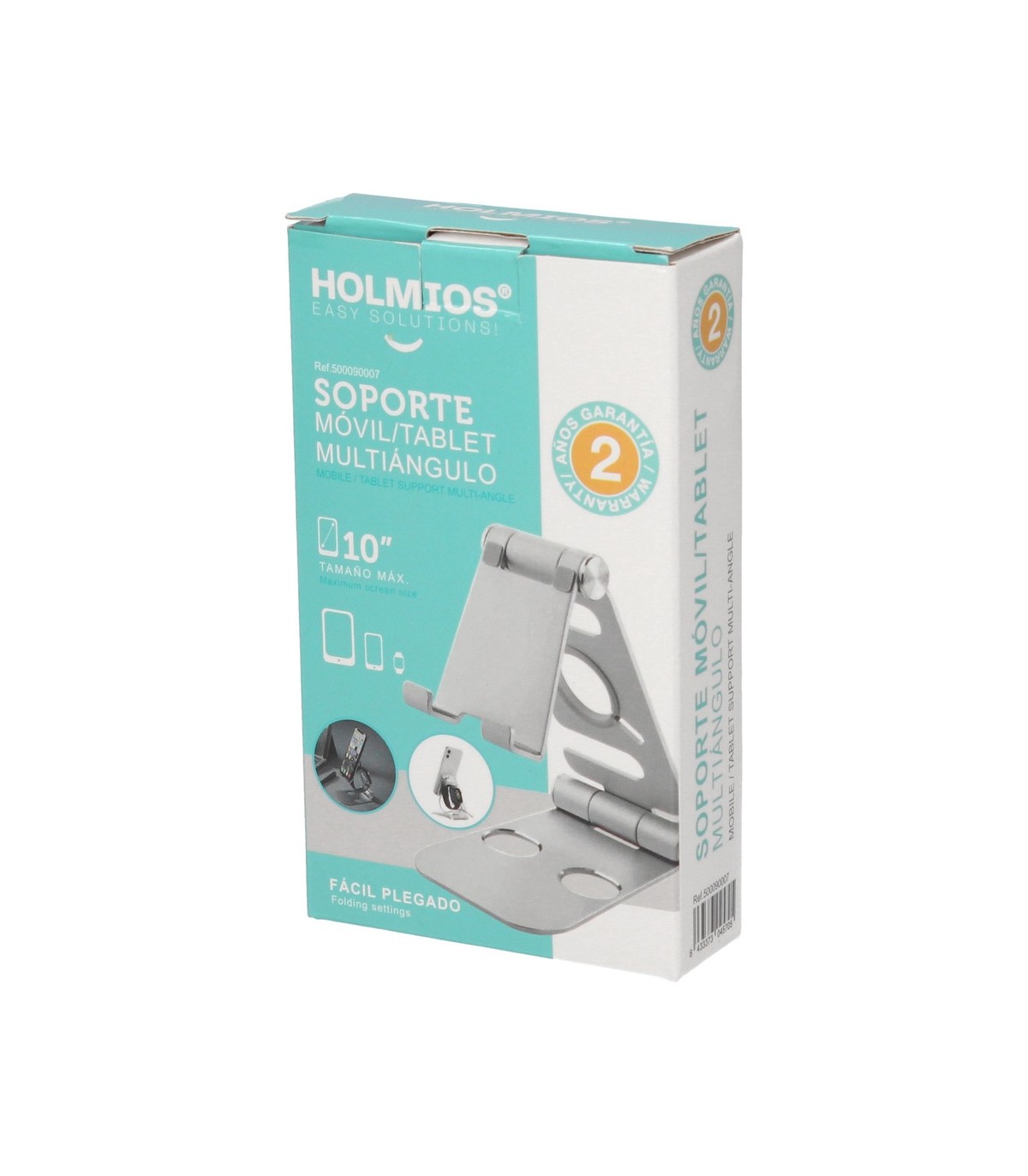 Soporte móvil/tablet multiángulo plegable máximo 10"