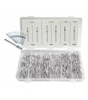 Kit de 320 remaches tamaños varios