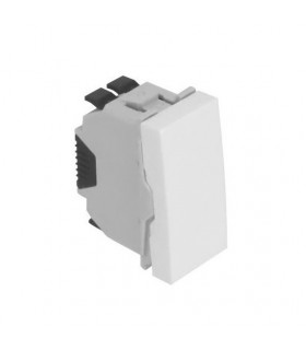 Conmutador 1 Módulo Blanco Mate Q45