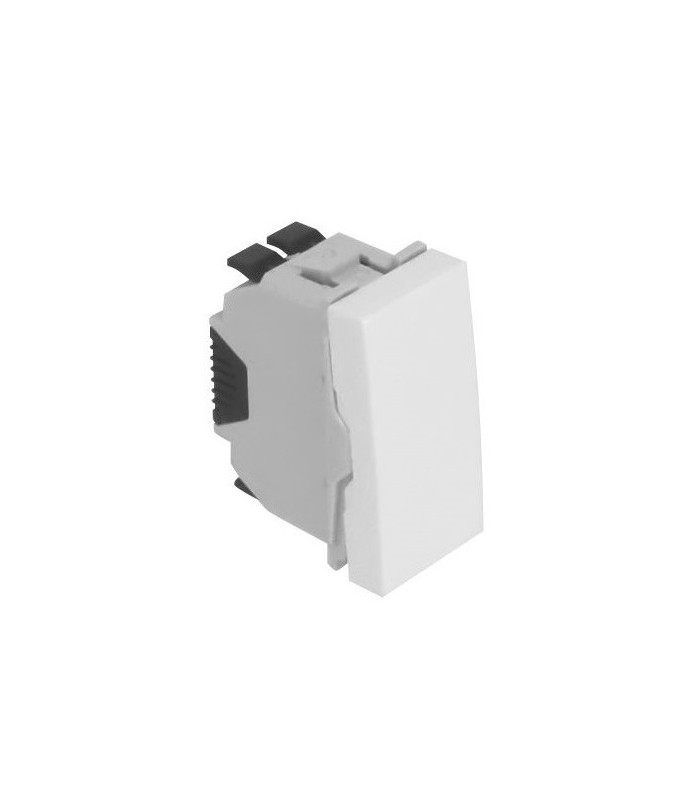 Conmutador 1 Módulo Blanco Mate Q45