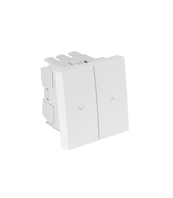 Interruptor para persiana 2 Módulos Blanco Q45