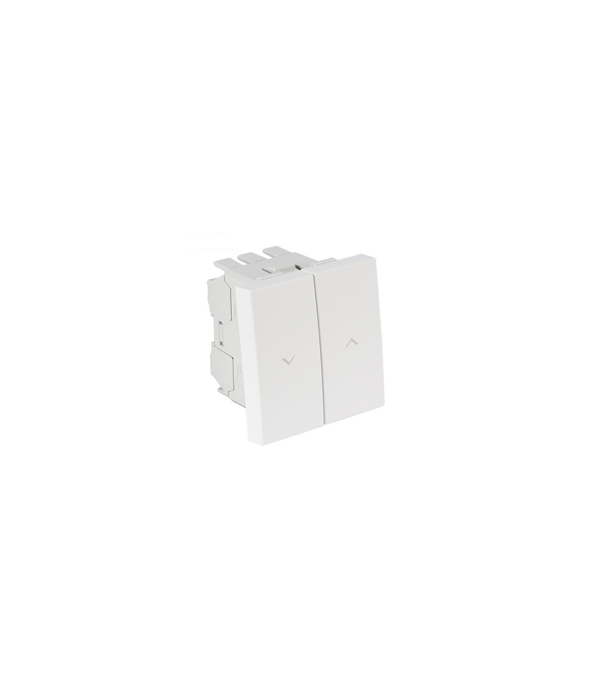 Interruptor para persiana 2 Módulos Blanco Q45