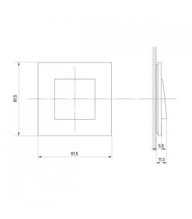 Marco Simple Blanco Q45