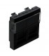 Tapa Doble Toma RJ45 2 Salidas Negro Mate Q45