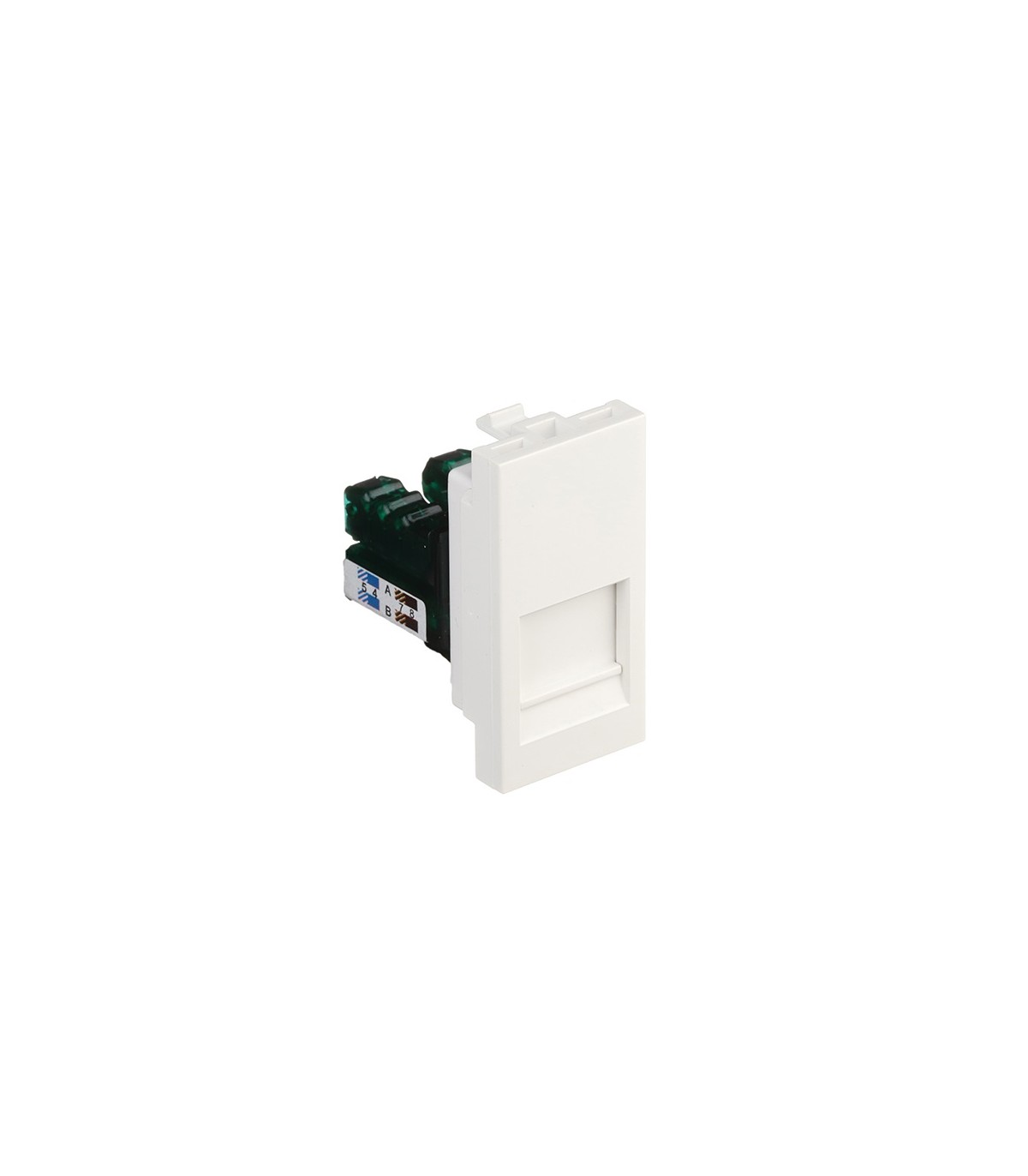 Módulo con conector RJ11 Cat.3 - 1Módulo Blanco Mate Q45