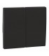 Tecla doble Negro Mate APOLO 5000
