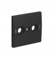 Tapa Toma TV-SAT Multimarca Negro APOLO 5000