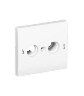 Tapa Toma TV-SAT Multimarca Blanco APOLO 5000