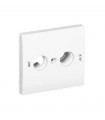 Tapa Toma TV-SAT Multimarca Blanco APOLO 5000
