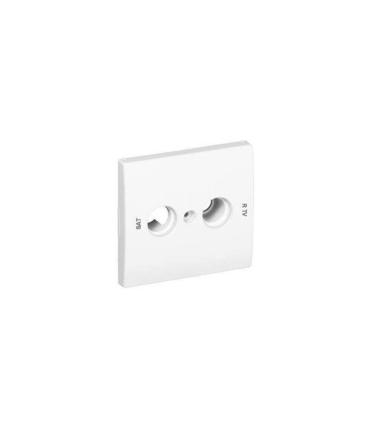 Tapa Toma TV-SAT Multimarca Blanco APOLO 5000