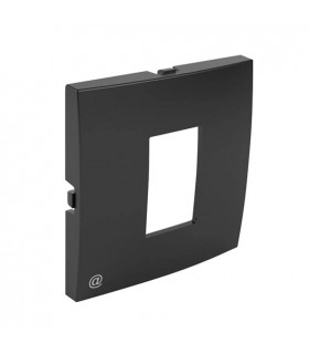 Tapa RJ45 Negro Mate APOLO 5000