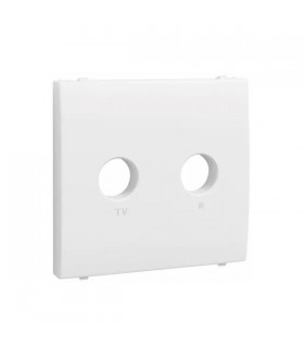 Tapa Toma TV-R Blanco APOLO 5000