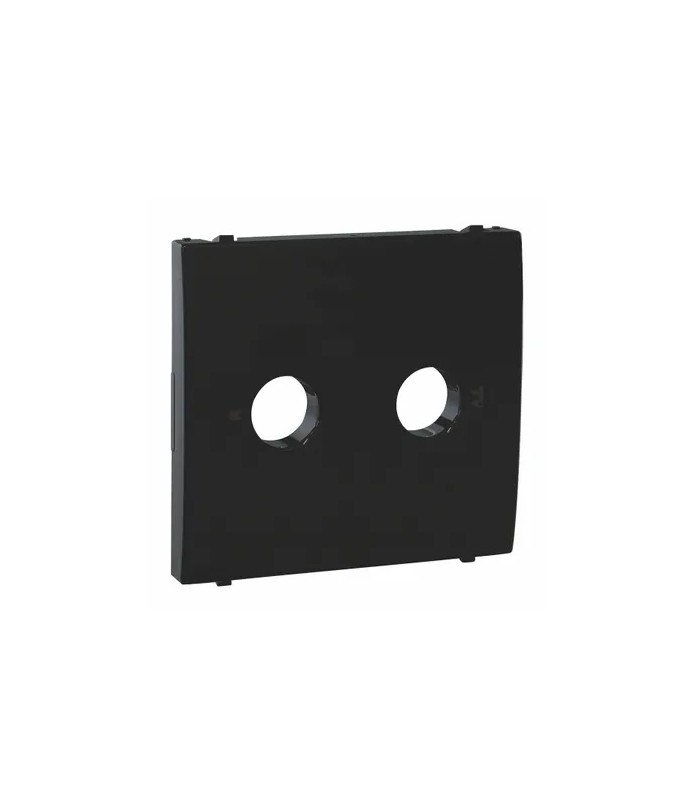 Tapa Toma TV-R Negro Mate APOLO 5000