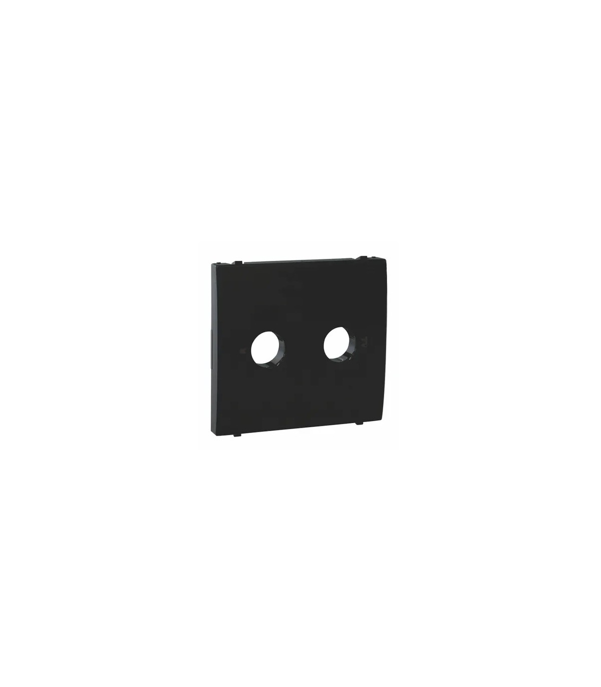 Tapa Toma TV-R Negro Mate APOLO 5000