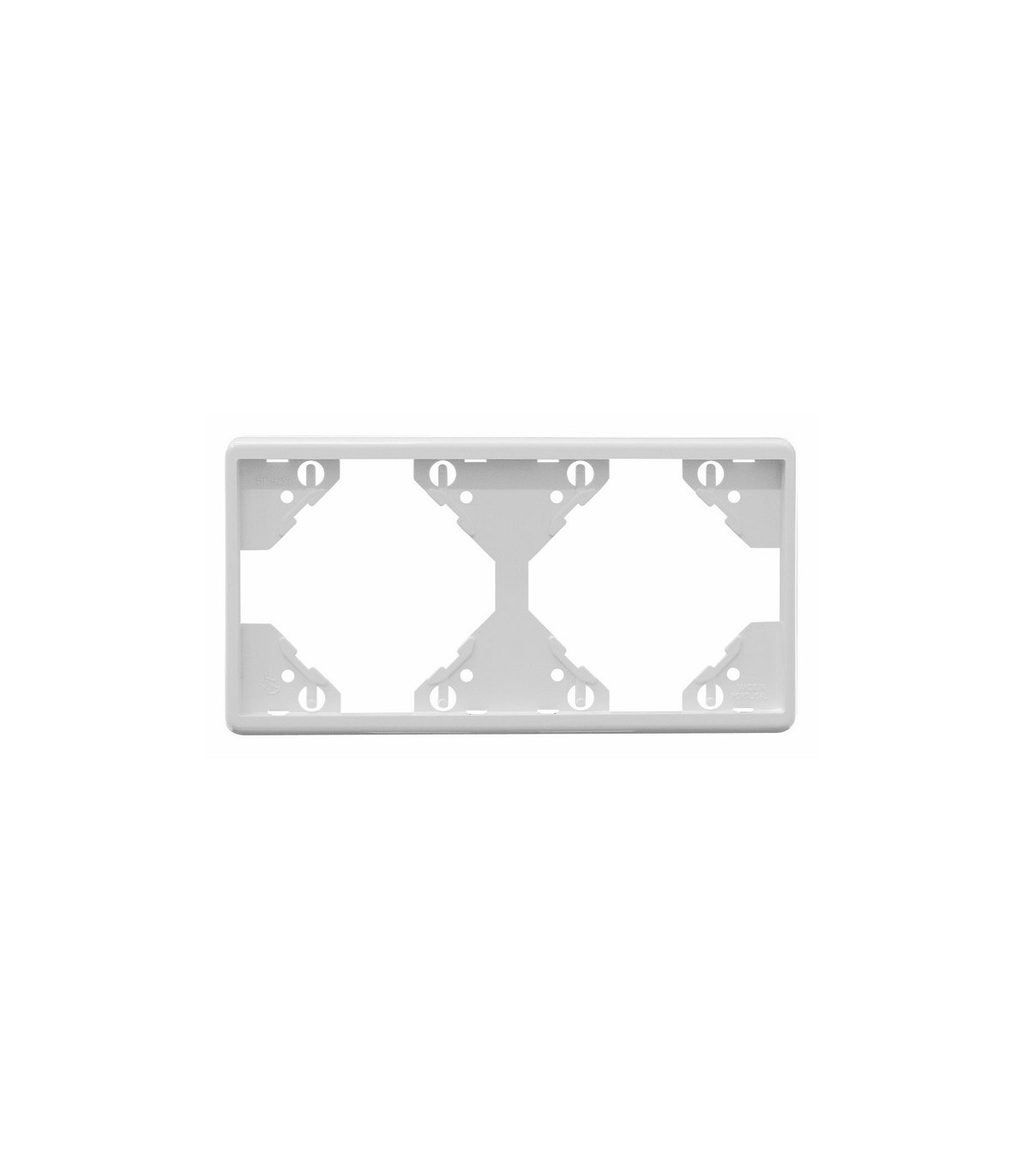 Marco Doble Horizontal Blanco Mate APOLO 5000