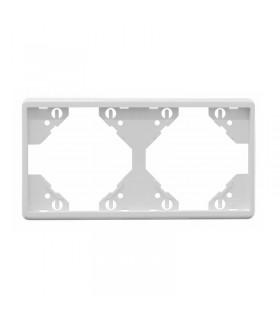 Marco Doble Horizontal Blanco APOLO 5000