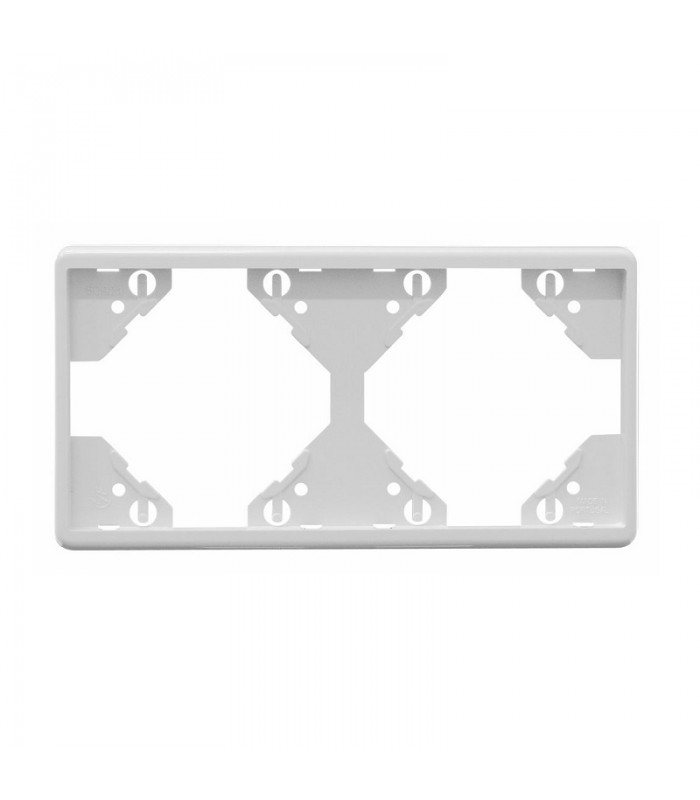 Marco Doble Horizontal Blanco APOLO 5000
