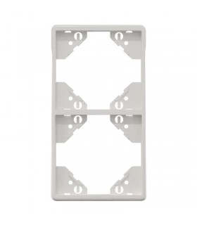 Marco Doble Vertical Blanco APOLO 5000
