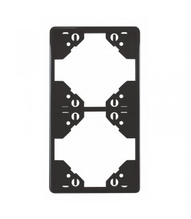 Marco Doble Vertical Negro Mate APOLO 5000