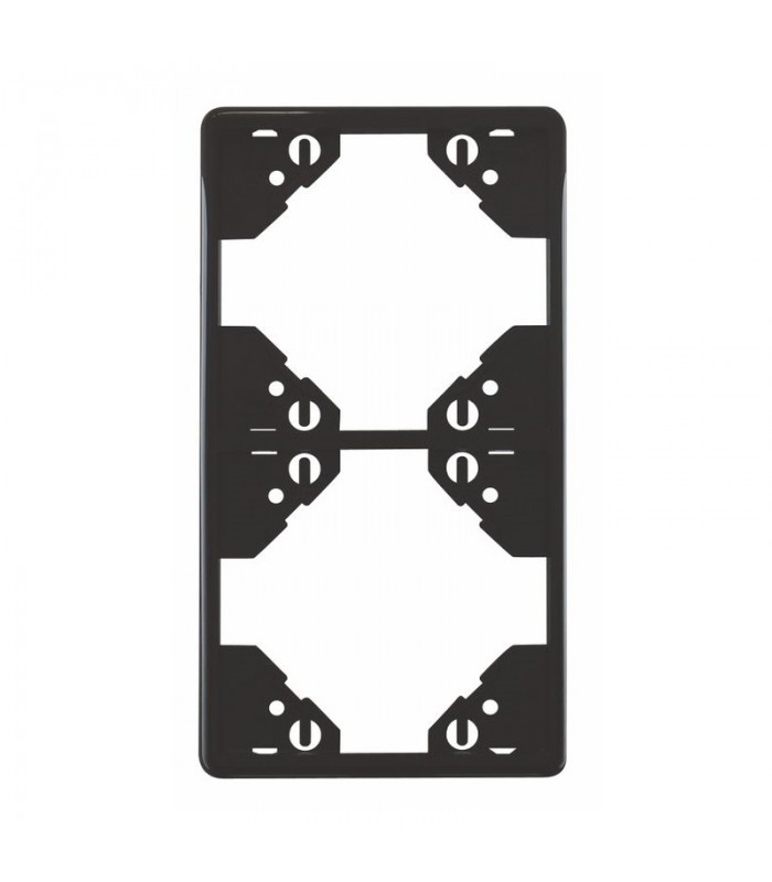 Marco Doble Vertical Negro Mate APOLO 5000