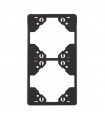 Marco Doble Vertical Negro Mate APOLO 5000