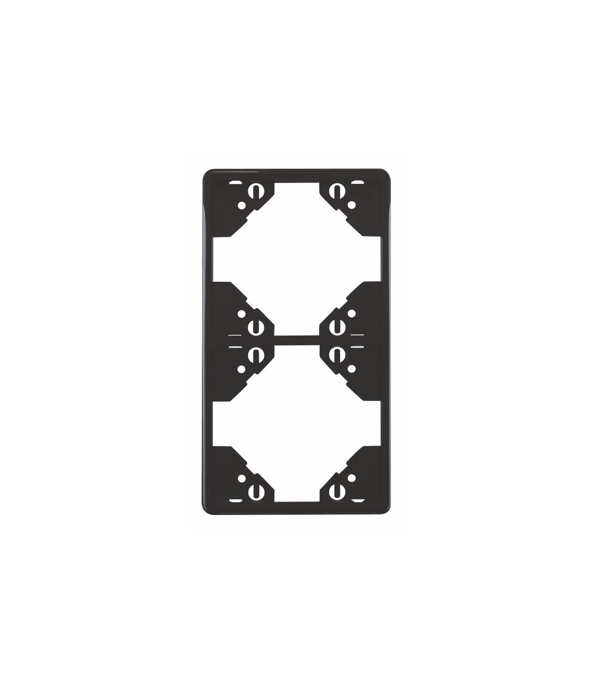 Marco Doble Vertical Negro Mate APOLO 5000