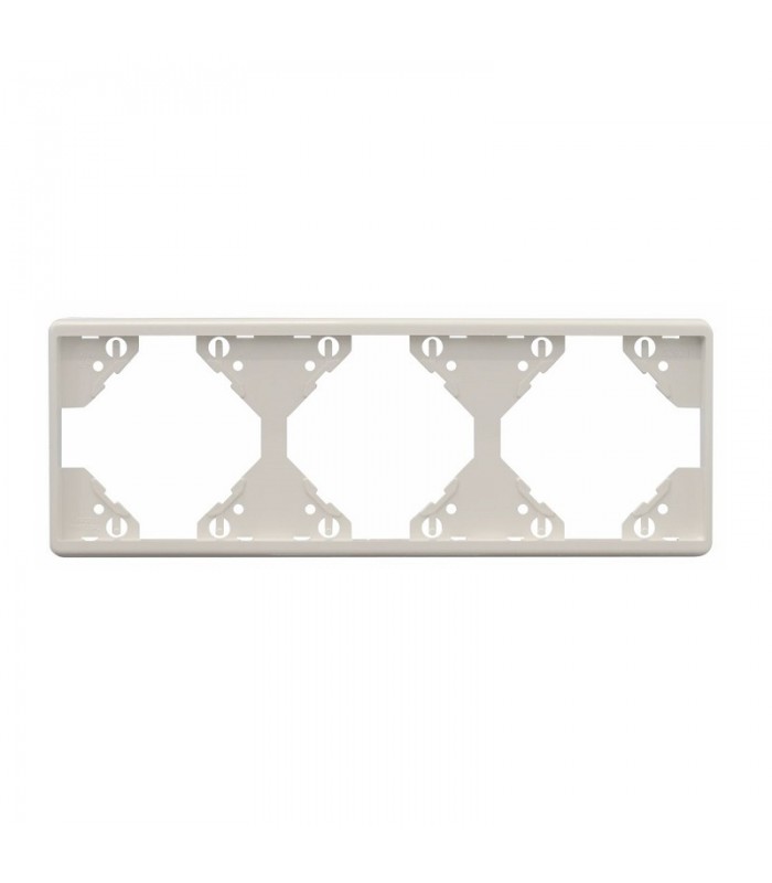 Marco Triple Horizontal Blanco Mate APOLO 5000