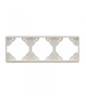 Marco Triple Horizontal Blanco APOLO 5000