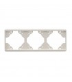 Marco Triple Horizontal Blanco APOLO 5000