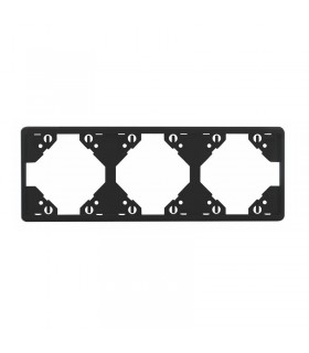 Marco Triple Horizontal Negro APOLO 5000