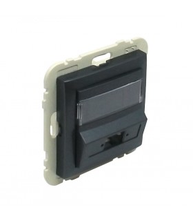 Tapa Adaptador Conector FO SC APC Duplex Gris Logus 90