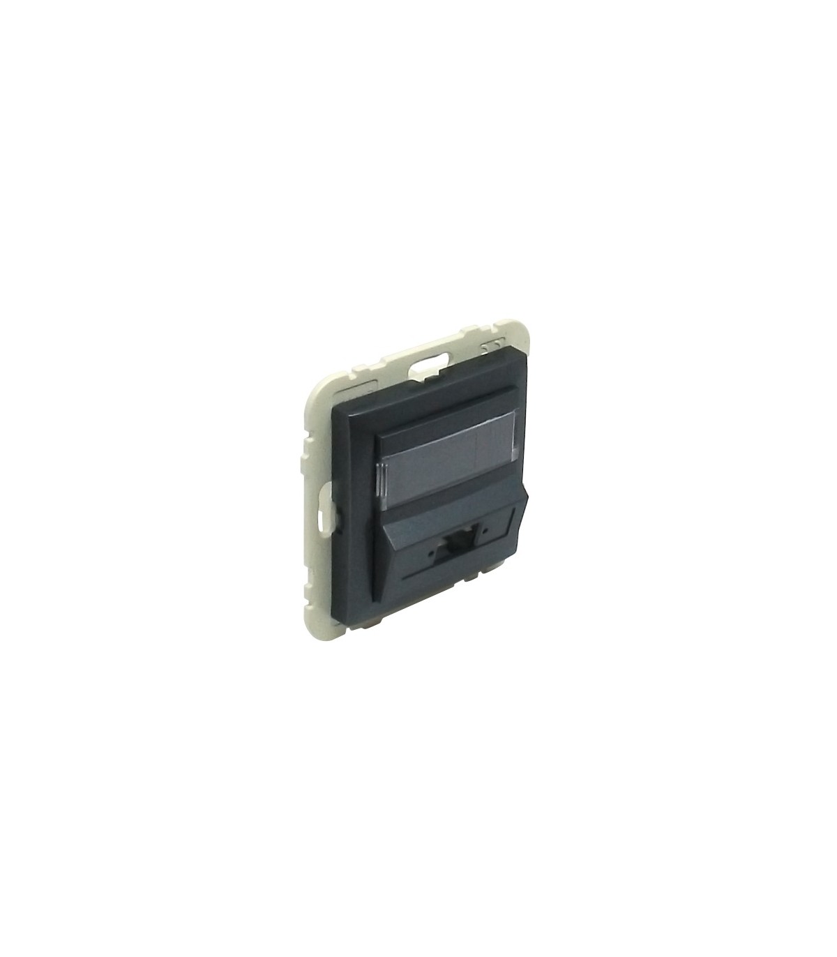 Tapa Adaptador Conector FO SC APC Duplex Gris Logus 90