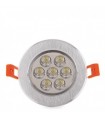 Downlight LED 7W 700Lm 60º IP20 Cromo