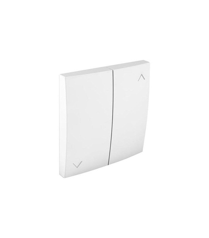 Tecla Doble Conmutador Persiana Blanco Logus 90