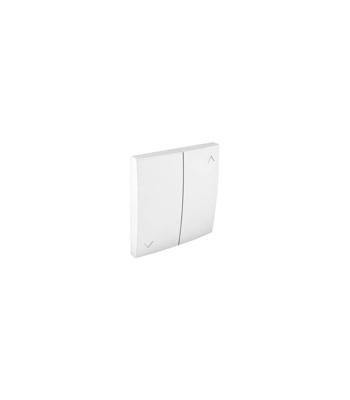 Tecla Doble Conmutador Persiana Blanco Logus 90