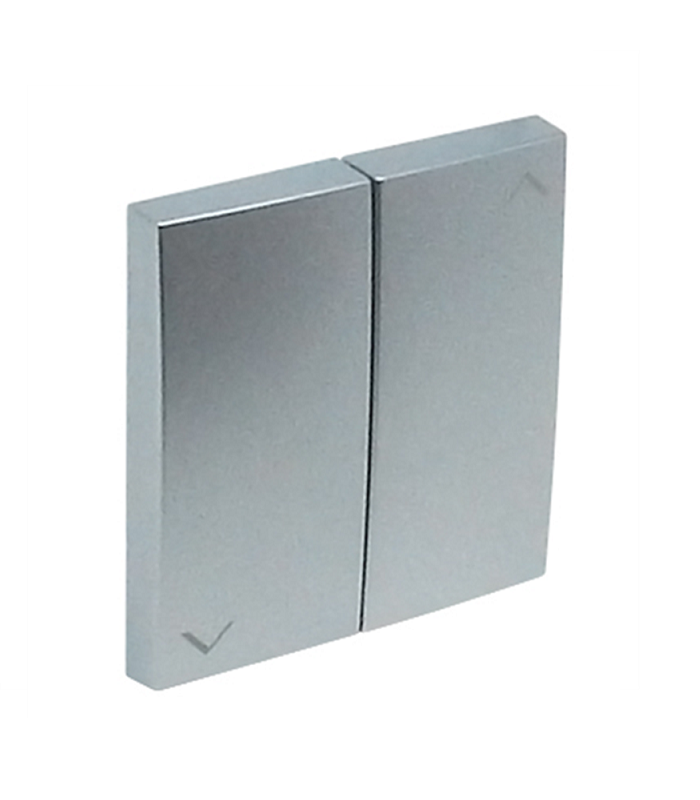 Tecla Doble Conmutador Persiana Aluminio Logus 90