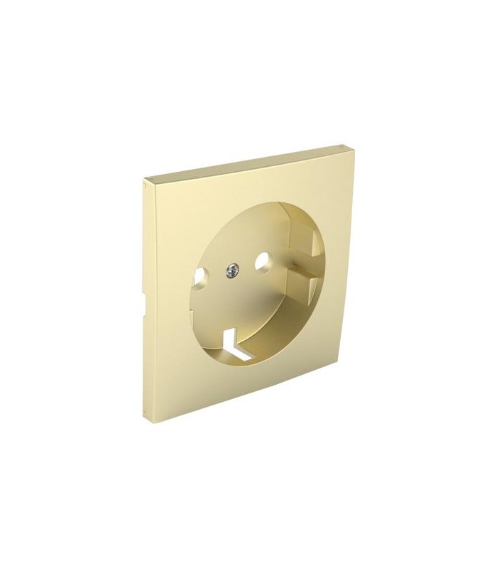 Tapa Base Schuko Dorado Logus 90