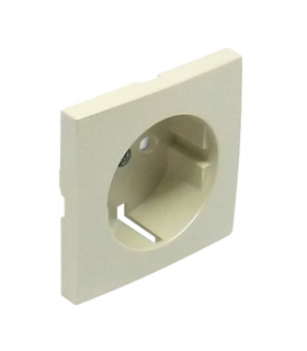 Tapa Base Schuko con Protección Perla Logus 90