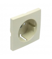 Tapa Base Schuko con Protección Perla Logus 90