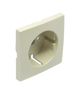 Tapa Base Schuko con Protección Marfil Logus 90