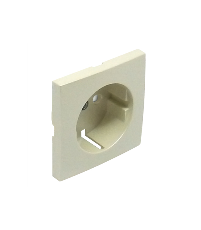 Tapa Base Schuko con Protección Marfil Logus 90